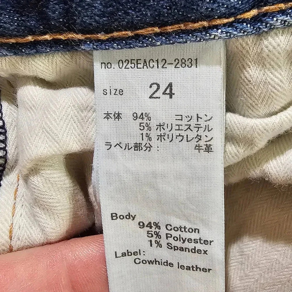 MOUSSY VINTAGE Daleville Skinny Denim Jeans Blue Size 24 - Picture 9 of 10